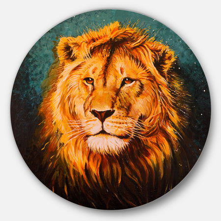 The Lion of Judah - Animal Glossy Metal Wall Art