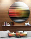 Horizontal Lights - Contemporary Art Circle Wall Art