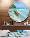 Tachai Island in Thailand Landscape - Photo Round Metal Wall Art