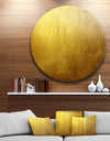 Gold Texture Wallpaper - Abstract Digital Art Round Wall Art