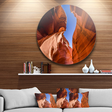 Grand Antelope Canyon - Landscape Photo Round Wall Art