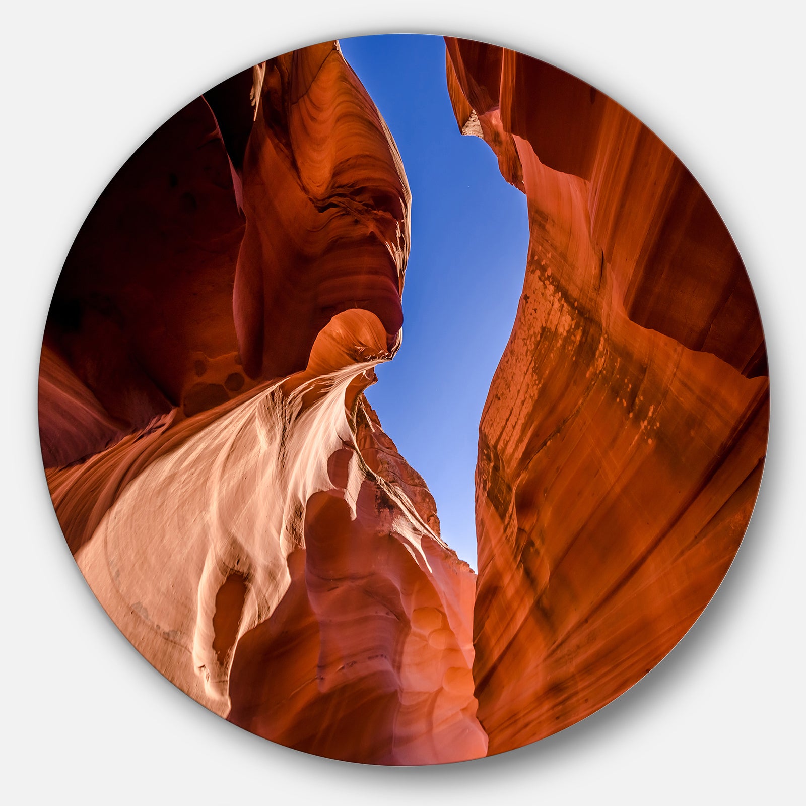 Grand Antelope Canyon - Landscape Photo Round Wall Art