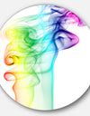 Wave Light Art - Abstract Digital Art Round Wall Art