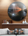 High Water Photo Collage - Seascape Art Disc Metal Wall Art