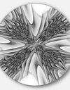 Fractal 3D Magical Depth - Abstract Art Round Wall Art