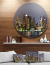 Cityscape Art - Cityscape Circle Wall Art