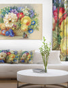 Bunch of Flowers and Fruits - Large Floral Wall Art Canvas