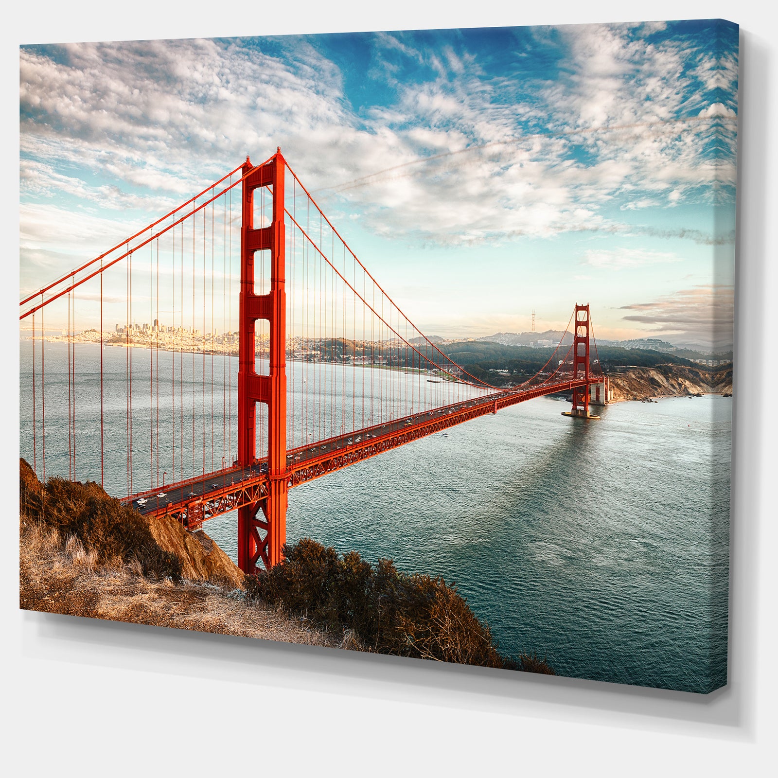 Golden Gate Bridge in San Francisco - Sea Bridge Canvas Wall Artwork
