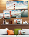 Golden Gate Bridge in San Francisco - Sea Bridge Canvas Wall Artwork