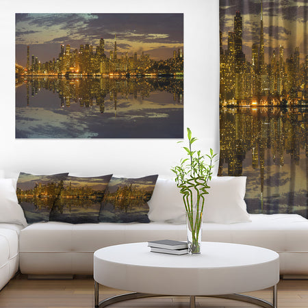 San Francisco at Sunset Panorama - Cityscape Canvas print