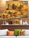 Singapore Marina Bay Skyscrapers - Cityscape Canvas print