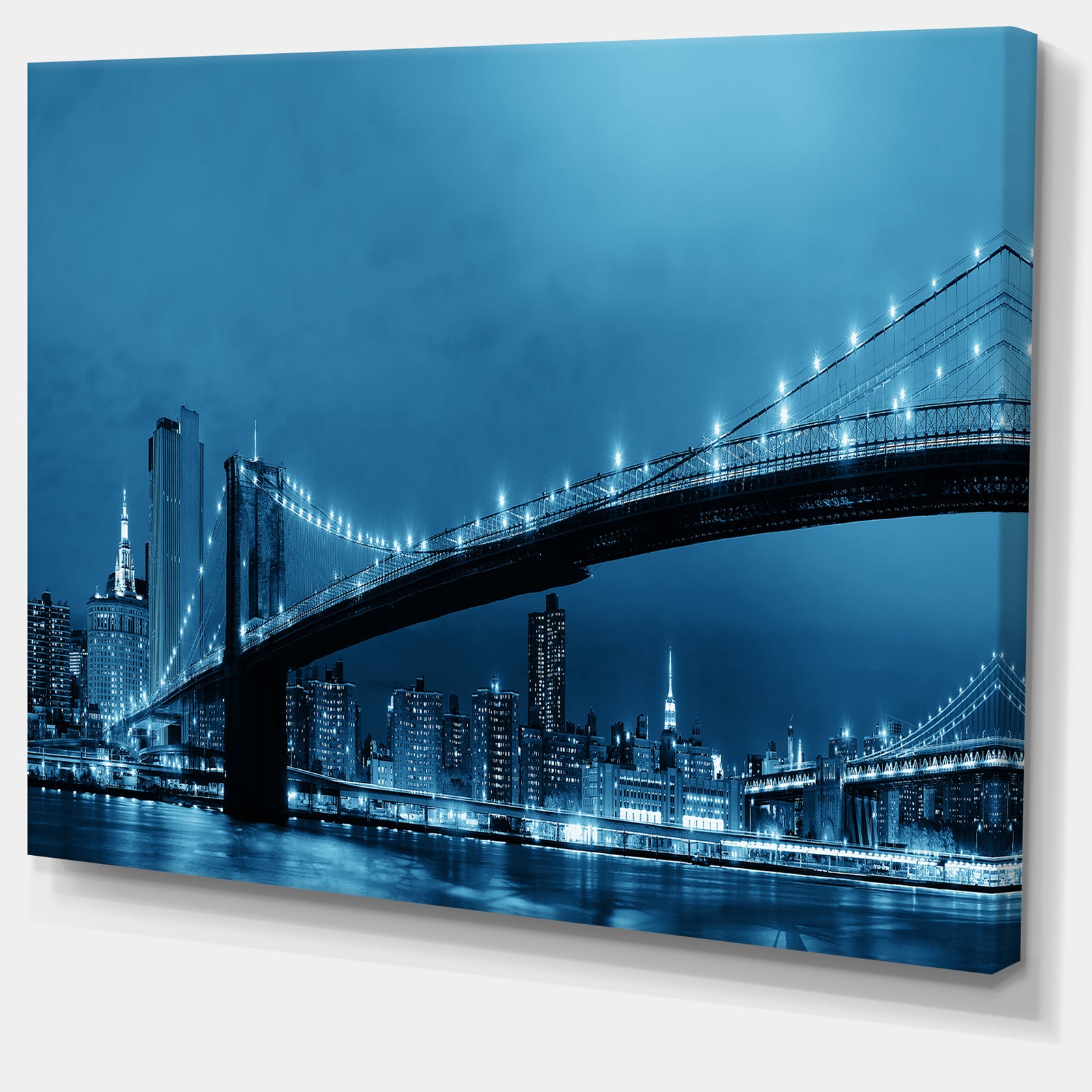 Manhattan Downtown Urban View - Cityscape Canvas print