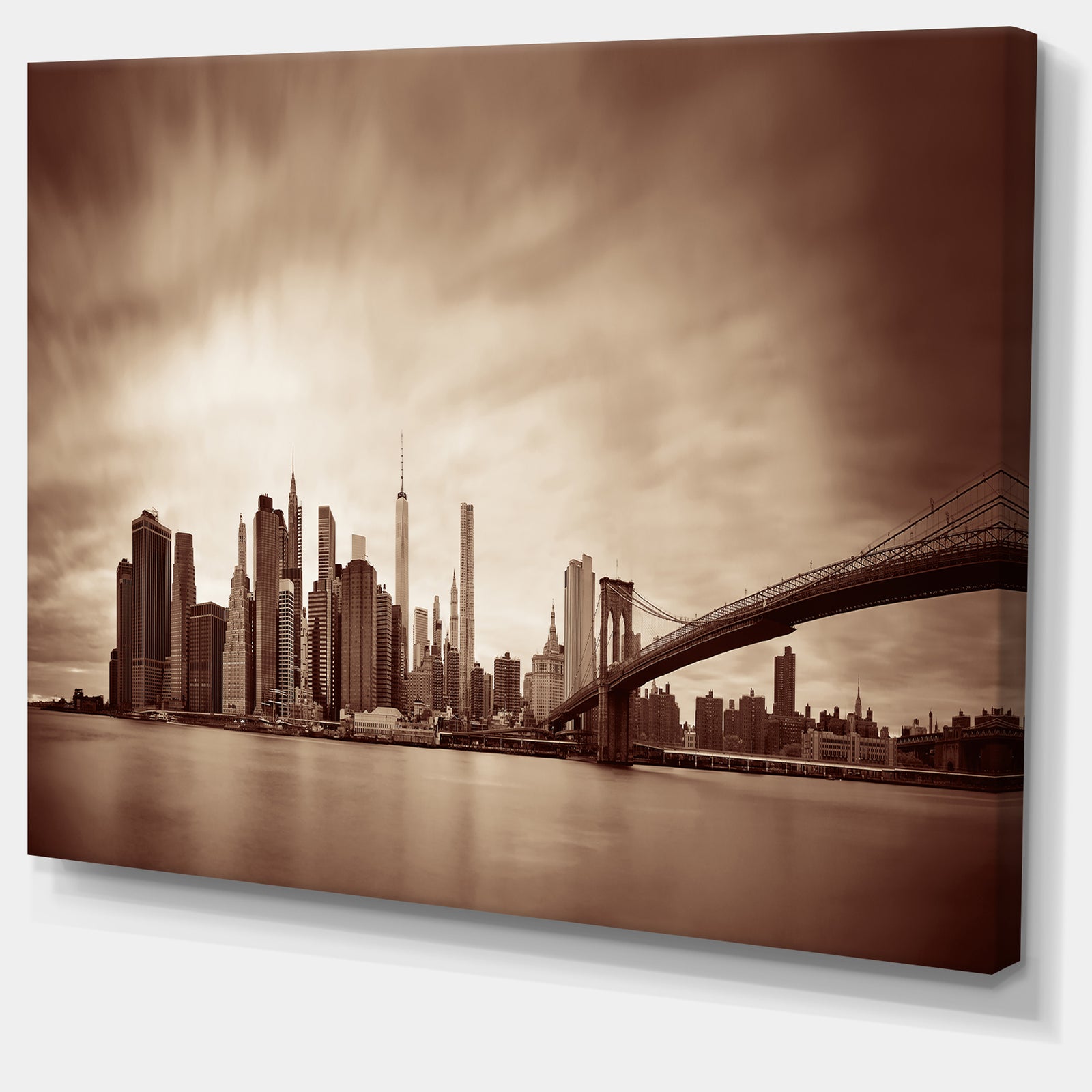 Manhattan Financial District - Cityscape Canvas print