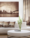 Manhattan Financial District - Cityscape Canvas print