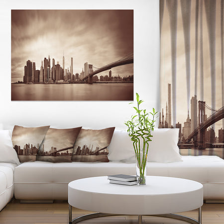 Manhattan Financial District - Cityscape Canvas print