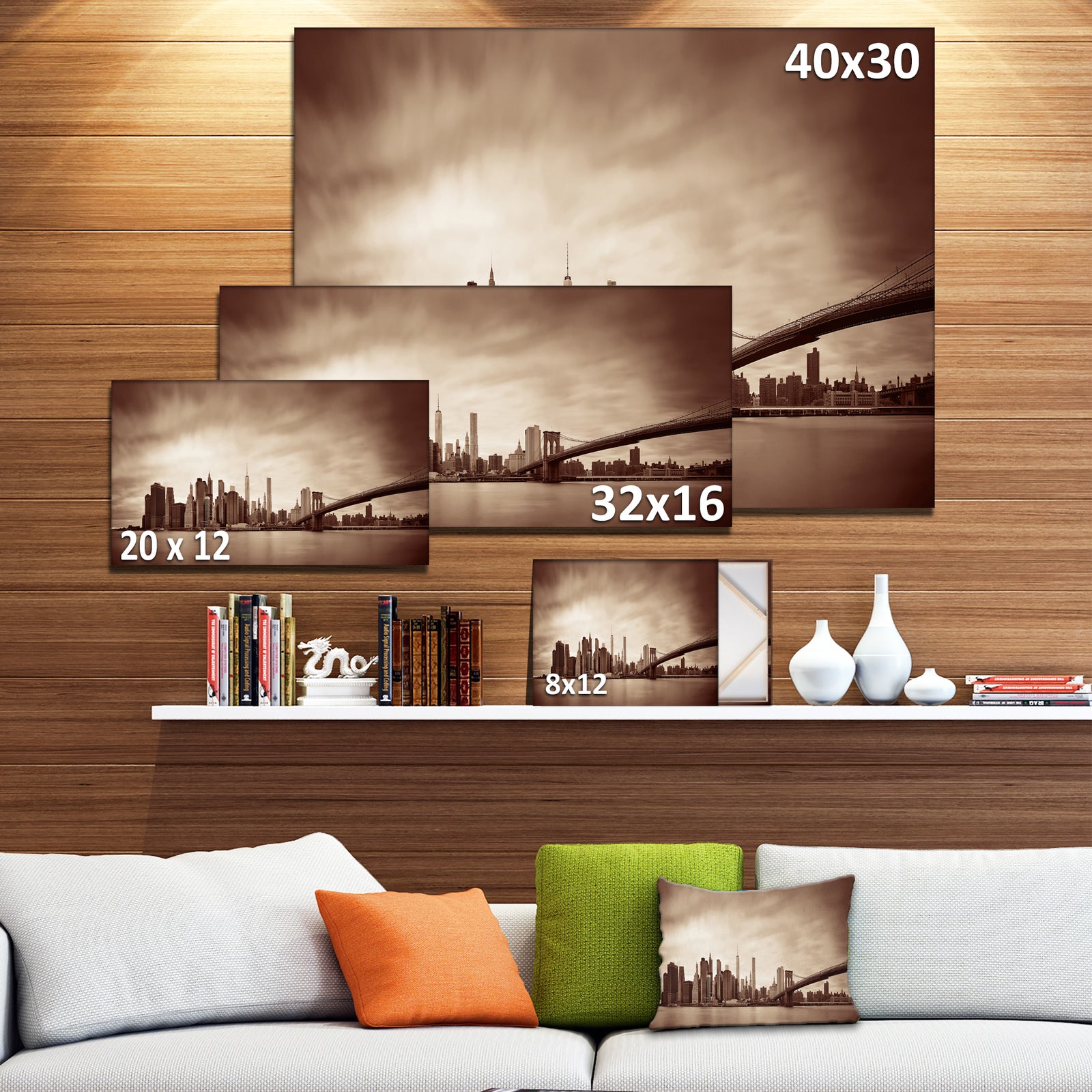 Manhattan Financial District - Cityscape Canvas print