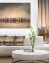 Singapore Financial District Skyscrapers - Cityscape Canvas print