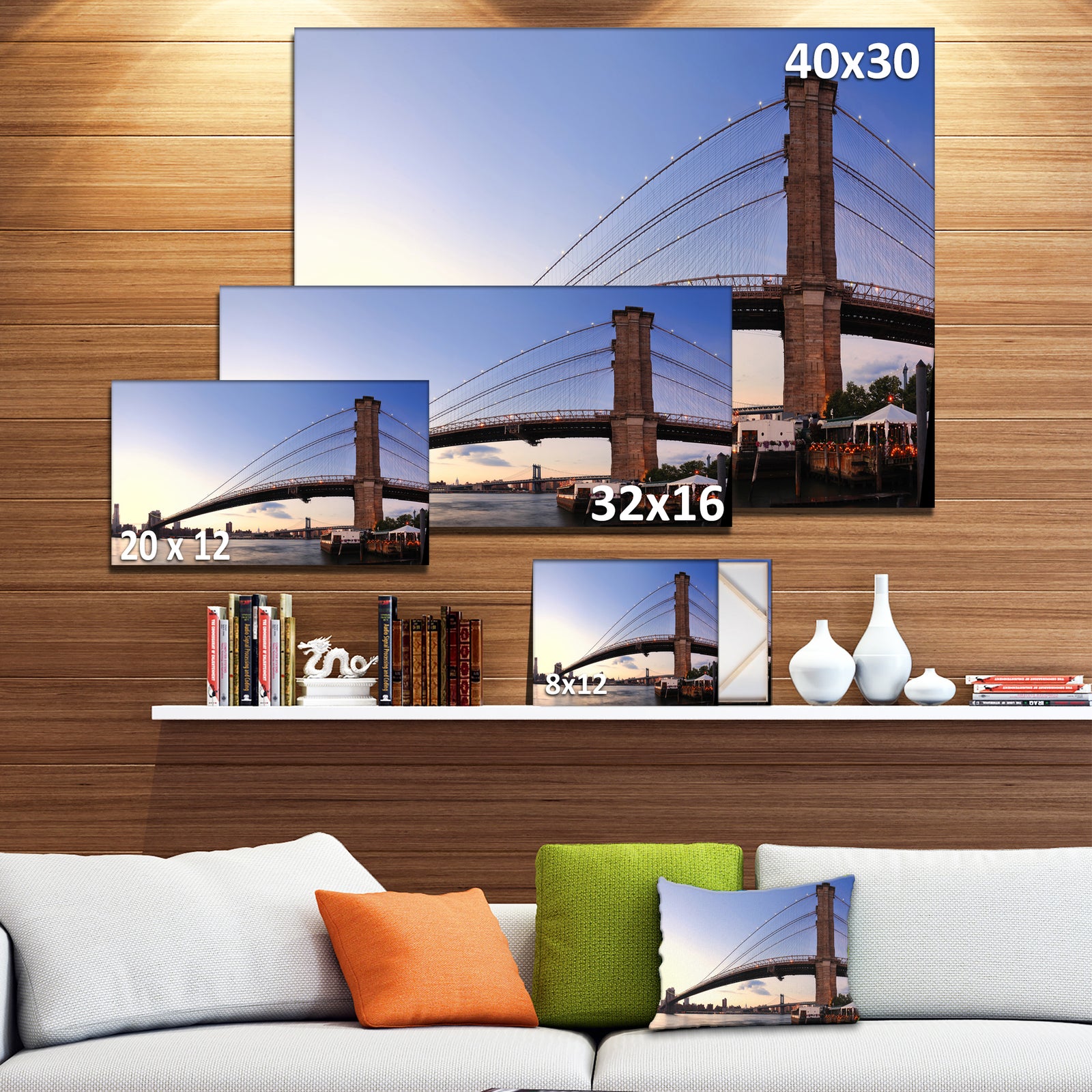 Brooklyn Bridge in New York City - Cityscape Canvas print
