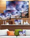 Brooklyn Bridge over East River - Cityscape Canvas print