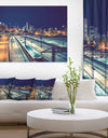 Welcome in Chicago Highway Traffic - Cityscape Canvas print