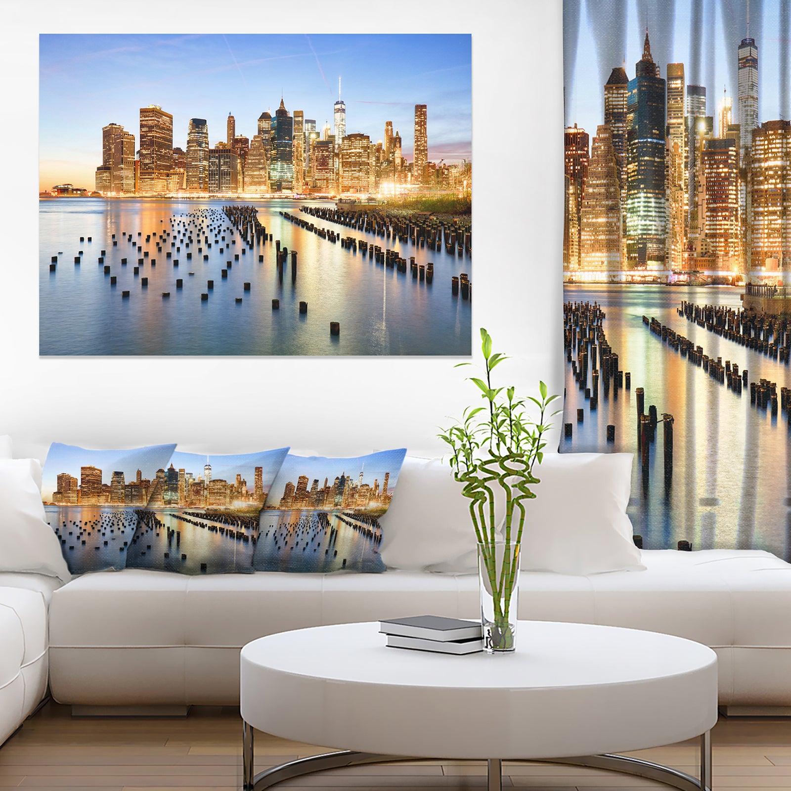 New York Skyline with Skyscrapers - Cityscape Canvas print