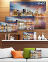 New York Skyline at Sunrise with Reflection. - Cityscape Canvas print