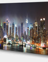 New York Times Square in Blue Light - Cityscape Canvas print