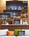 New York Times Square in Blue Light - Cityscape Canvas print