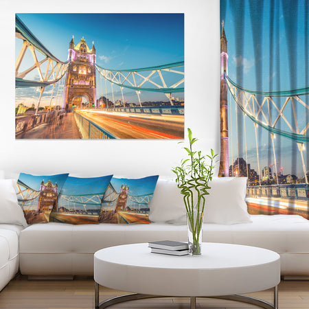 Beautiful View of Tower Bridge London - Cityscape Canvas print