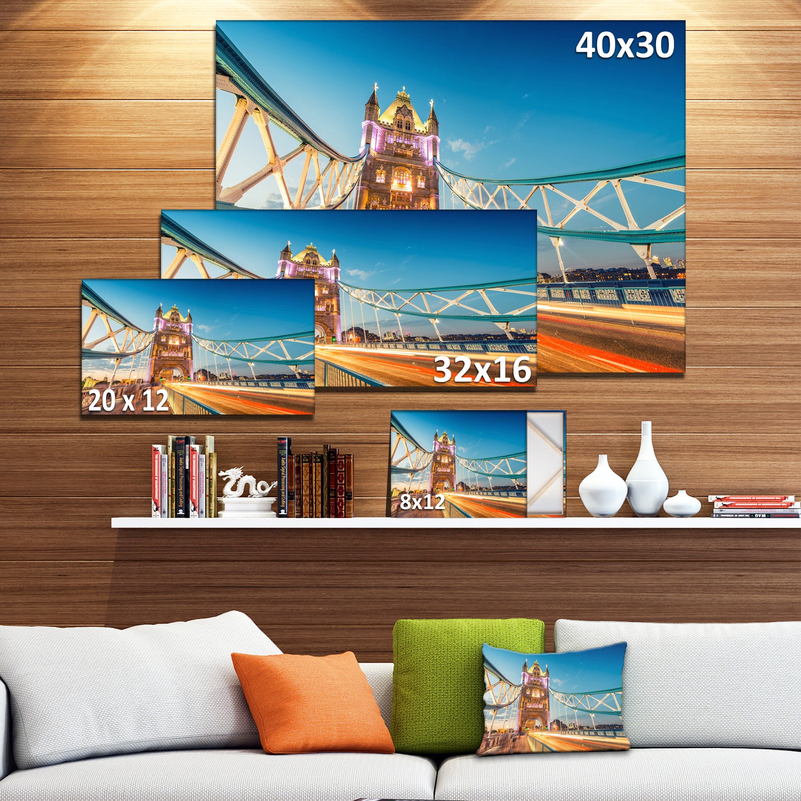 Beautiful View of Tower Bridge London - Cityscape Canvas print