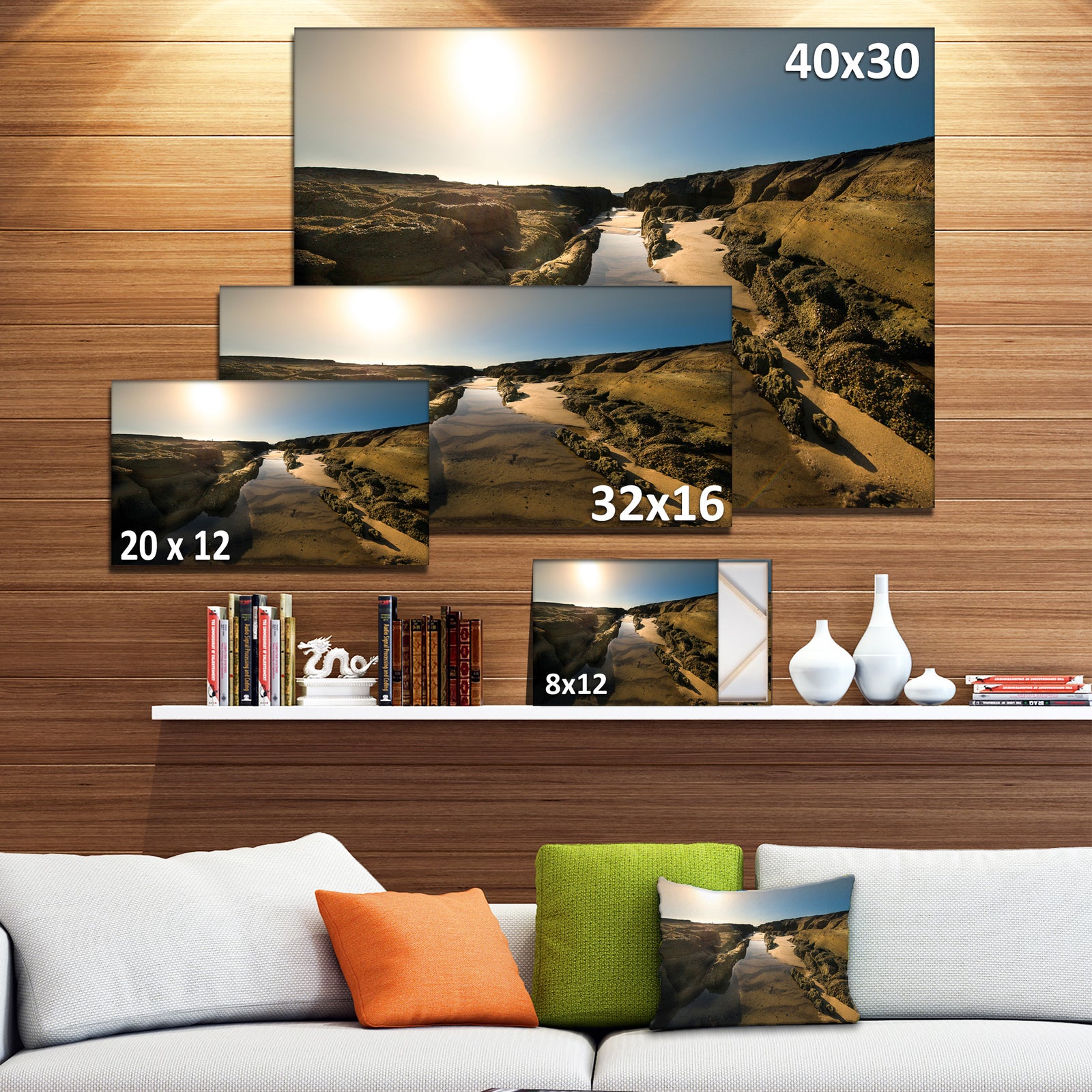 Beautiful Landscape at Norah Head - Landscape Art Print Canvas