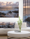 Cloudy Sky and Stormy Waves in Sydney - Large Seashore Canvas Print