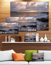 Cloudy Sky and Stormy Waves in Sydney - Large Seashore Canvas Print