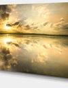 Amazing Foreshore Reserve Reflection - Large Seashore Canvas Print
