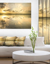 Amazing Foreshore Reserve Reflection - Large Seashore Canvas Print