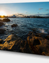 Sunset at Opera House Sydney - Large Seashore Canvas Print