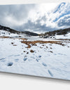 Snow Mountains in Kosciuszko Park - Landscape Art Print Canvas
