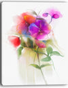 Bunch of Colorful Orchid Flowers - Large Flower Canvas Wall Art