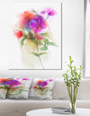 Bunch of Colorful Orchid Flowers - Large Flower Canvas Wall Art