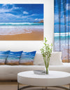 Serene Atlantic Seashore Portugal - Seashore Canvas Wall Art