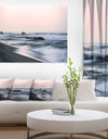 Wonderful Long Exposure Sea Waves - Beach Canvas Wall Art