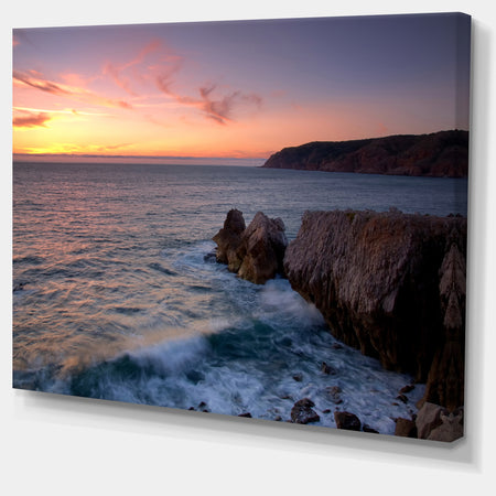 Winch Natural Park Sintra Cascais - Contemporary Seascape Art Canvas