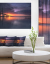 Vasco Da Gama Bridge Portugal - Sea Pier and Bridge Wall Art Canvas