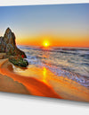 Beautiful Sunrise by Beach in Tathra - Contemporary Seascape Art Canvas