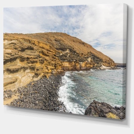 Peninsula Going Beyond the Horizon - Contemporary Seascape Art Canvas