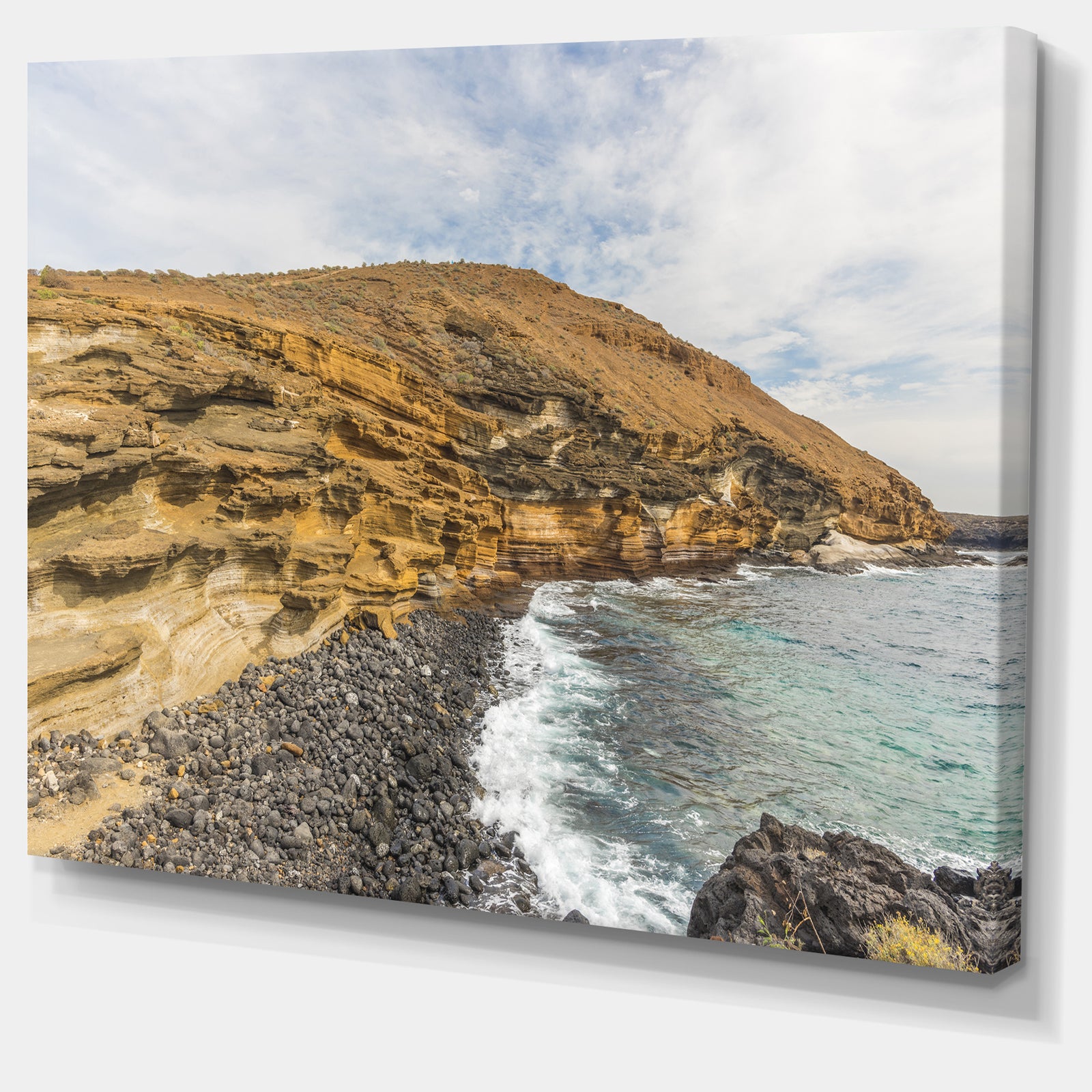 Peninsula Going Beyond the Horizon - Contemporary Seascape Art Canvas