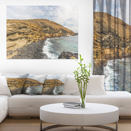 Peninsula Going Beyond the Horizon - Contemporary Seascape Art Canvas