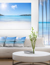 Calm Beach of Azure Indian Ocean - Contemporary Seascape Art Canvas