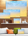 Smooth Sea Surf over Blue Waters - Contemporary Seascape Art Canvas