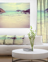 Vintage Style Seashore Thailand - Extra Large Seascape Art Canvas